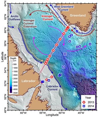 Diatom Biogeography From the Labrador Sea Revealed Through a Trait-Based Approach